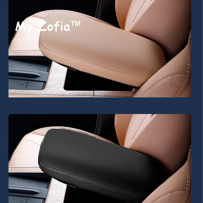 For EXLANTIX ET EXEED STERRA ET 2024 2025 Car Armrest Box Center Console Armrest Cover Interior PU Leather Cover Accessories Vue