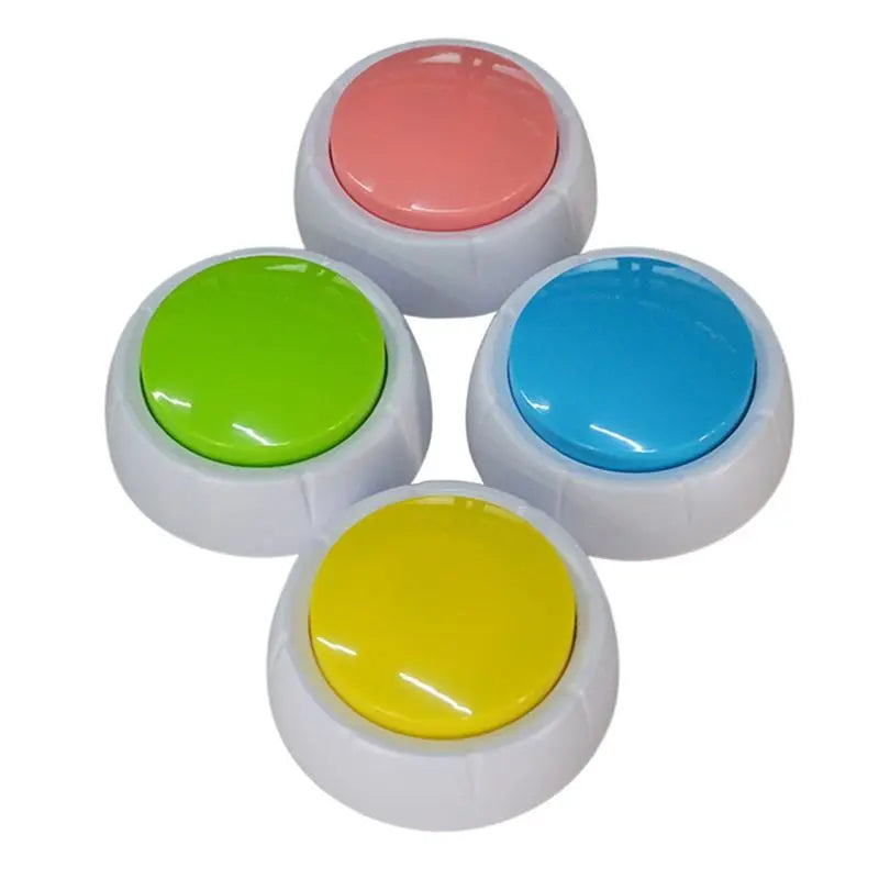 ABKW-Squeeze Sound Box Music Box Recordable Voice Sound Button Party Supplies Communication Buttons Buzzer Sounding Box Vue