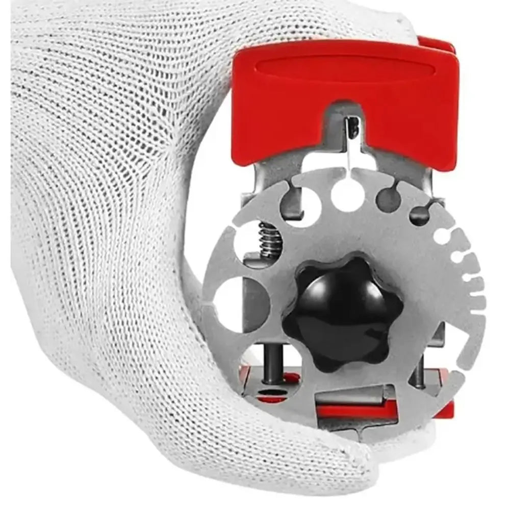 Durable Handheld Wire Stripper Tool Versatile Copper Wire Stripping Machine Iron Nickel Plating Plastic On-The-Go Stripper ABS Vue