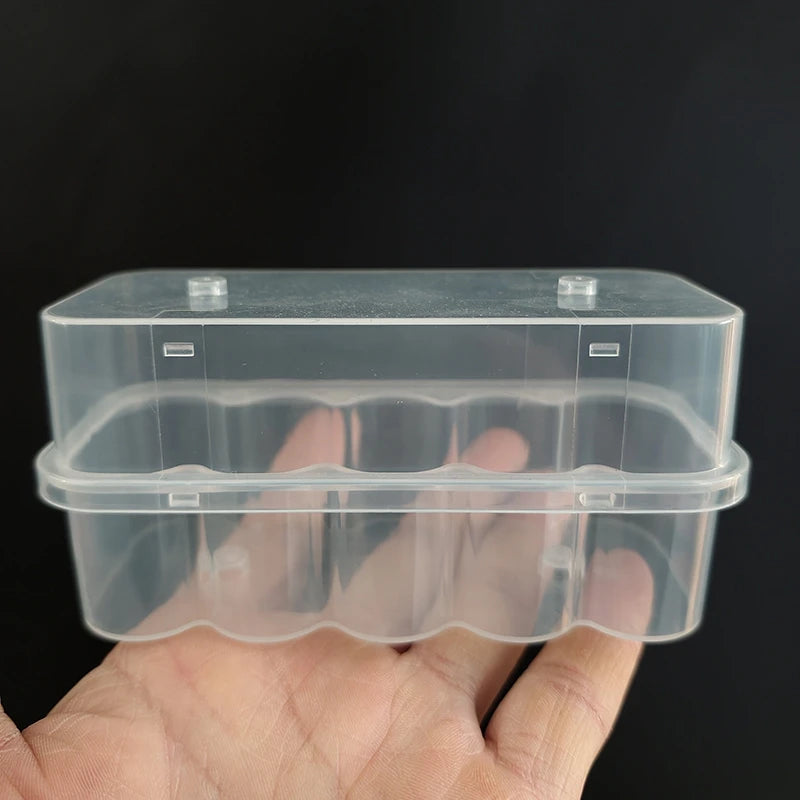 Mini Microtube Storage Box Clear Vial Storage Case Stackable Freezer Tube Box Diabetic Supplies Refill Bottle Pixelated Life Vue
