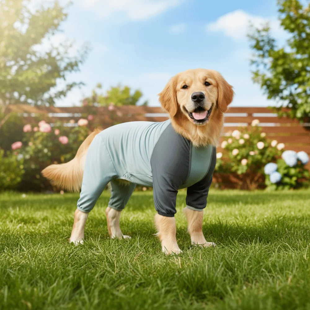 Breathable Dog Cooling Jumpsuit Quick Drying Sun Protection Dog Sunscreen Costume Cool Feeling Lightweight Vue