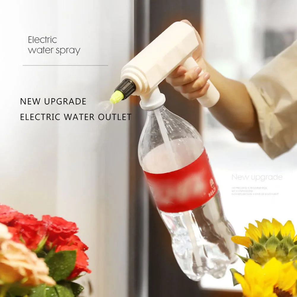 Electric Plant Spray Bottle Watering Can Head Multifunctional USB Garden Sprayer Greenhouses Garden Watering Supplies Vue