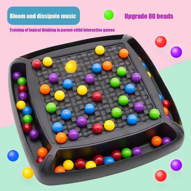 Rainbow Bead Puzzle Board Game – Strategy & Color Matching Fun Strategy Board Game Vue