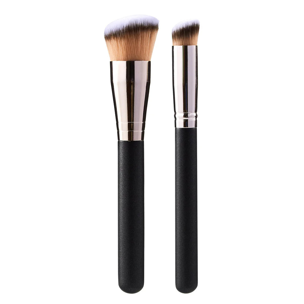 Mini Concealer Makeup Brush, Round Dome Head, Soft Dense Bristles, Ideal for Spot Concealing, Blending Under Eye Foundation Vue