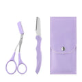 3Pcs Comb Tools Eyebrow Portable Scissors with Private Label Set Makeup Eyebrow Trimming Set Eyebrow Razor makeup tools Vue M126 2pcs set