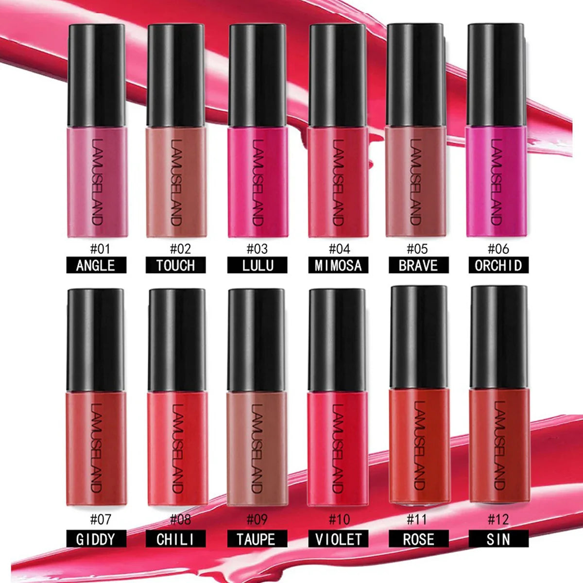 Mini 1/3Pcs Set Nude Matte Lipstick Waterproof Lasting Non-stick Lip Stick Not Fading Sexy Red Velvet Lip Gloss Makeup Cosmetics Vue