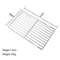 Stainless Steel Cooling Rack Non-stick Silver BBQ Tray Barbecue