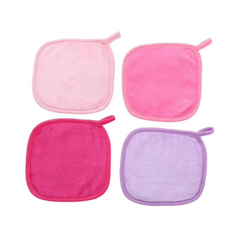 1Pc Microfiber Face Cloths Reusable Makeup Remover Cloth Makeup Towels Face Deep Cleaning Pads Skincare Beauty Tools Vue