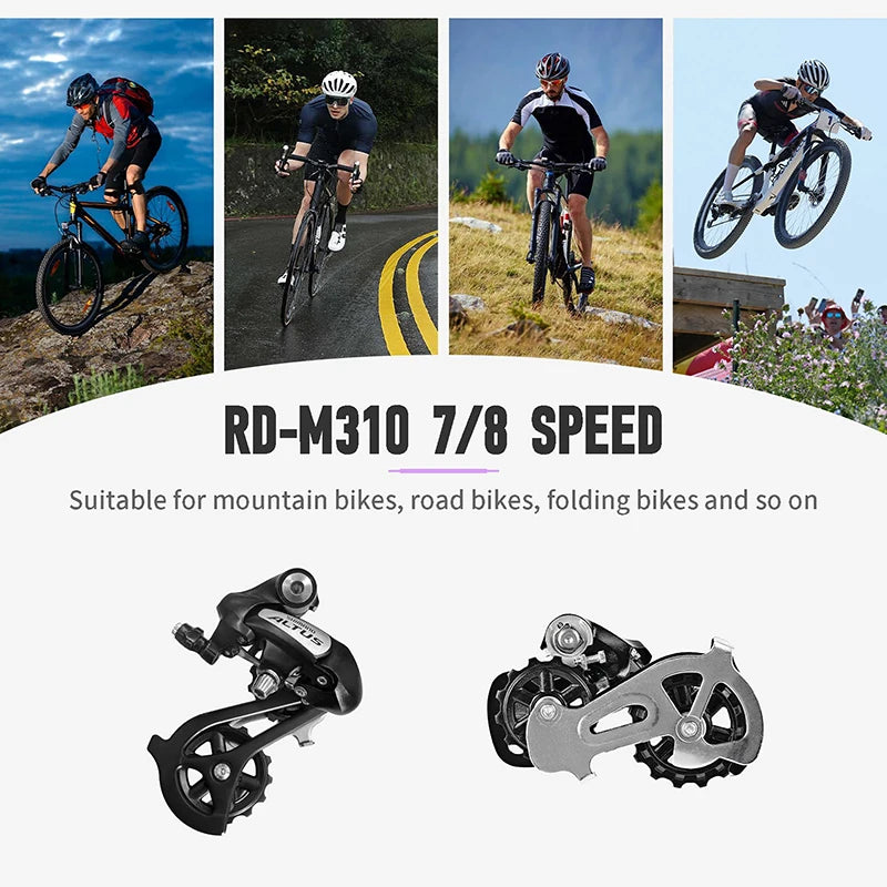 Front Rear Rack Converter Adjustable 2-Piece Bike Fork Clamp Mud