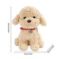 Interactive Robot Puppy Plush Toy - Realistic Pet Toy Moving, Talking Electronic Puppy Dog for Kids, Boys, Girls, Teens Vue Beige yellow