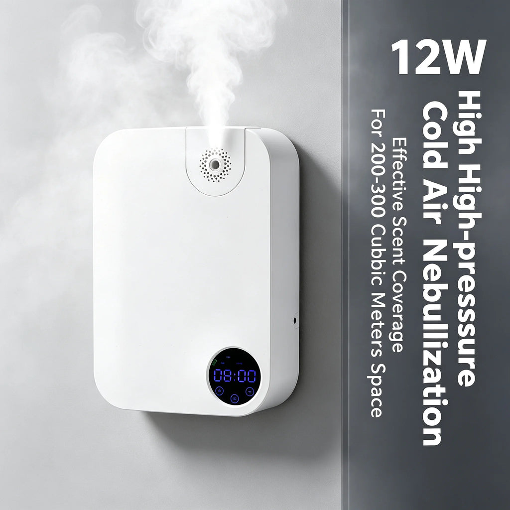 12W Cold Air Essential Oil Diffuser Smart Timer 180ml Essential Oil Diffuser Vue