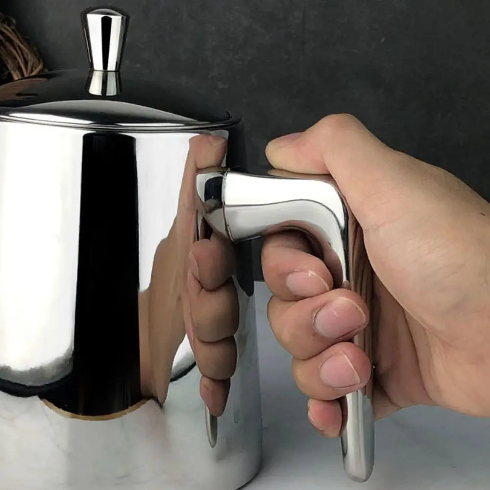 2 in 1 Stainless Steel Long Spout Teapot with Filter Rustproof Tea Kettle Large Capacity Mirror-like Hotel Teapot Vue