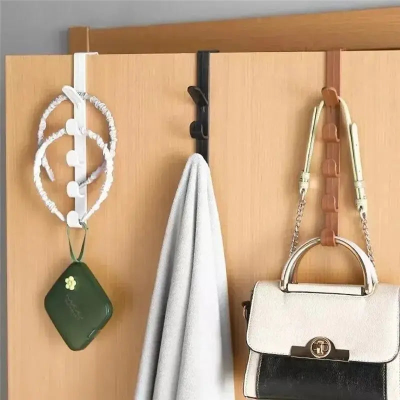 ABKW-Clothes Hook Behind The Door Clothes Rack Behind The Door Dormitory Door Hook Storage Rack Vue