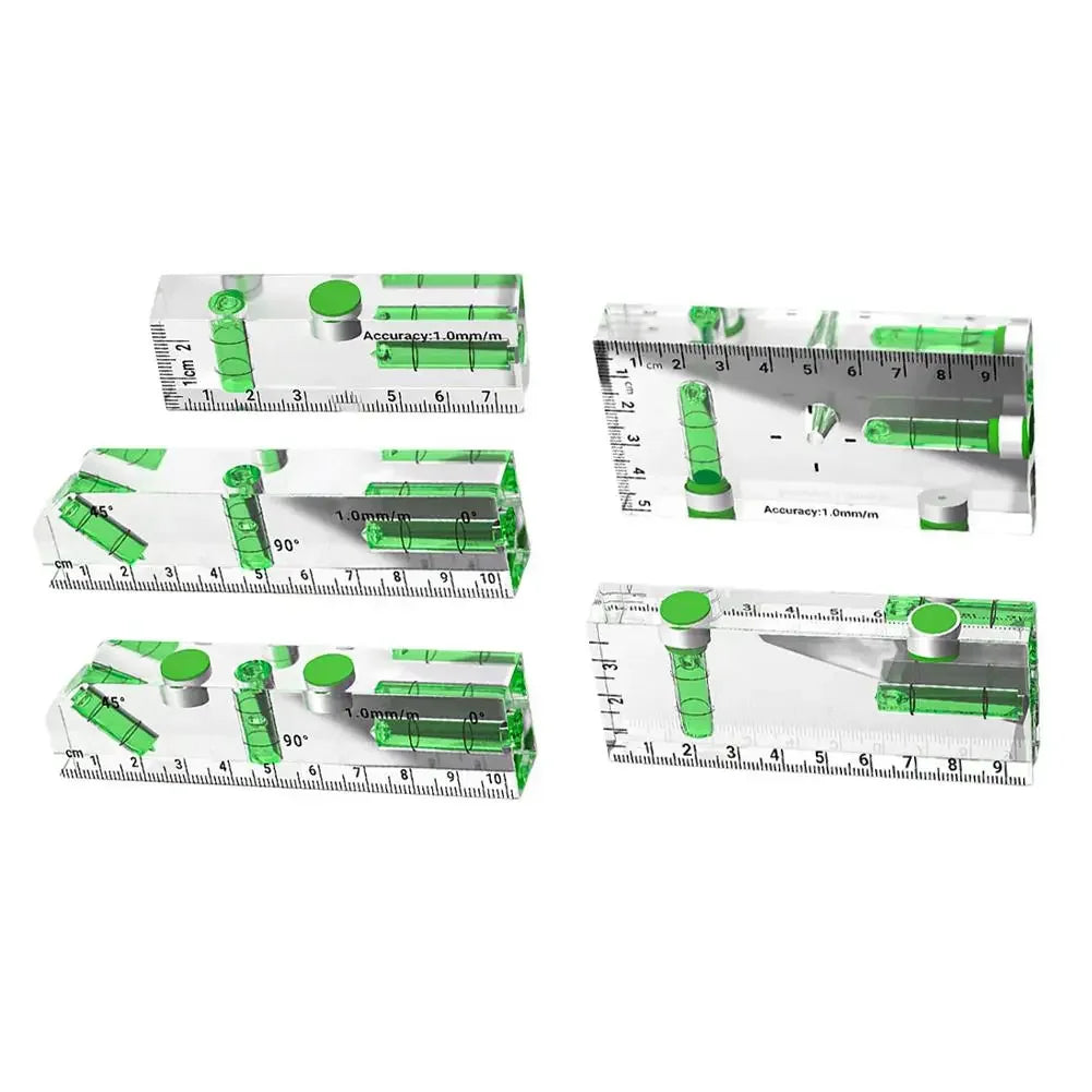 Acrylic Mini Level Ruler with Magnet – Pocket Leveling Tool Pocket Level Ruler Vue