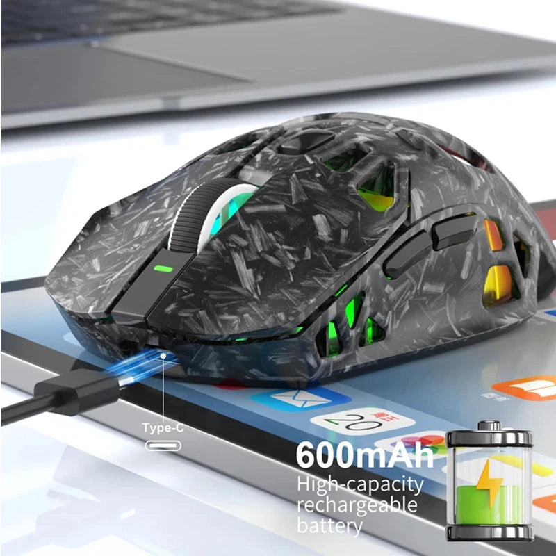 Lenovo X9Pro Tri-Mode Wireless Mouse 2.4G Bluetooth Wired Lightweight Magnetic Charging Dock Desktop Laptop Gaming&Office Vue