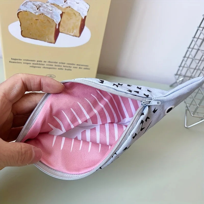 Small Fish Grouper Storage Bag Versatile and Funny Creative Storage Bag Epinephelus Pencil Case Vue