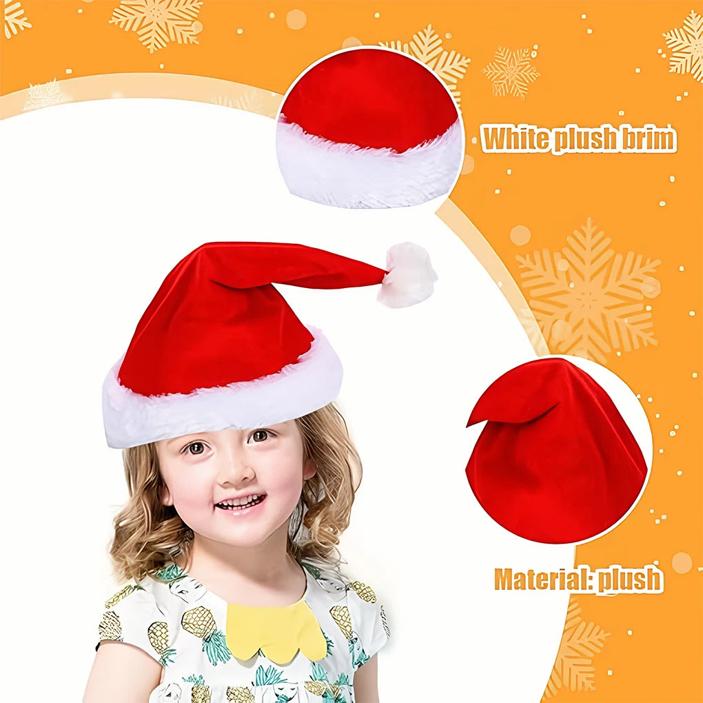 Dancing Santa Hat – Battery-Powered Singing & Swinging Xmas Hat Novelty Holiday Hat Vue
