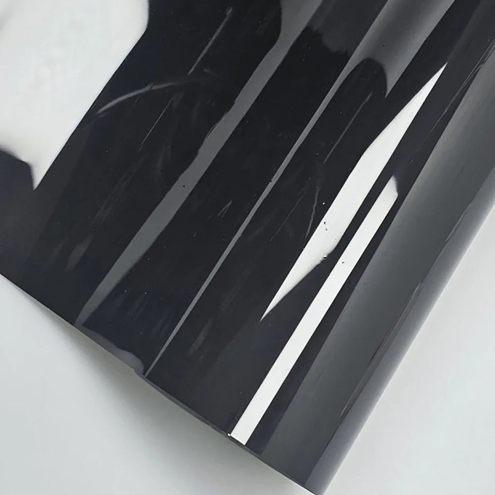 50x30CM Carbon Fiber Vinyl Film 3D 6D Matte Effect Gloss Motorcycle Vue SOLID BLACK