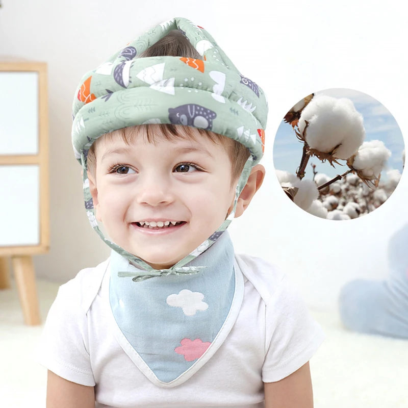 Cap Anti-collision Soft Comfortable Head Security & Protection Adjustable Hats Baby Toddler Protective Hat Baby Safety Helmet Vue