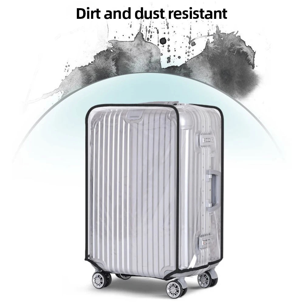 Clear PVC Suitcase Cover 18–30 Inch | Waterproof & Scratch-Proof Luggage Cover Vue