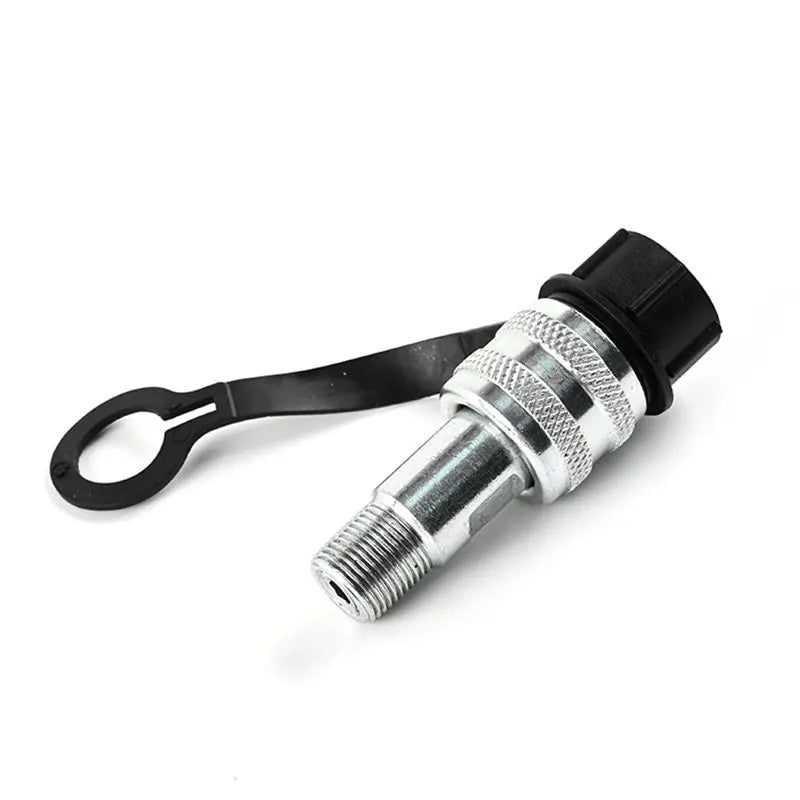 ABKW-For High Pressure Hose Couplings 2Pcs For 3/8 Inch Steel Quick Oil Connector Female Hydraulic Fitting Adapter Vue