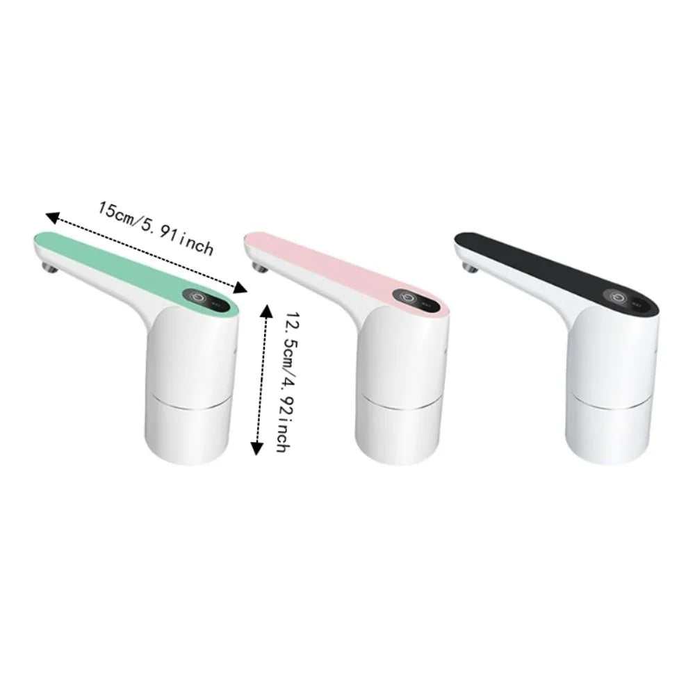 Low Noise Electric Water Bottle Pump USB Charging Long Battery Life Gallon Bucket Water Dispenser Wireless Quantitative Vue
