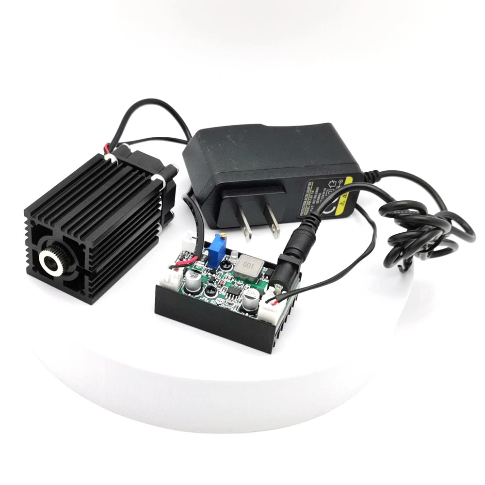 Focusable 635nm 300mw 500mw 700mw Orange Red Laser Dot Module With 12V Power Adapter TTL Cooling Fan Vue