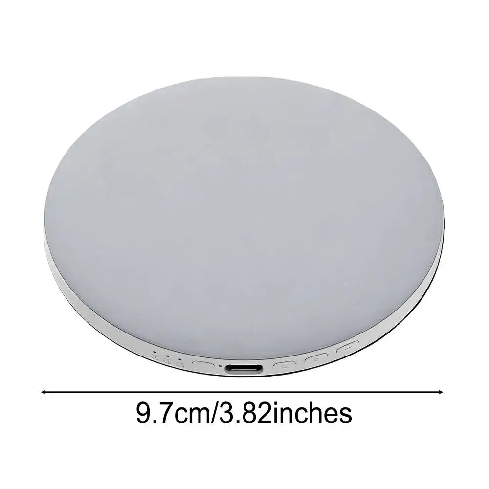 Portable Pillow Speaker Stereo Sound with White Noise Wireless Pillow Speaker for Sleeping for Side Sleepers Christmas Birthday Vue Gray