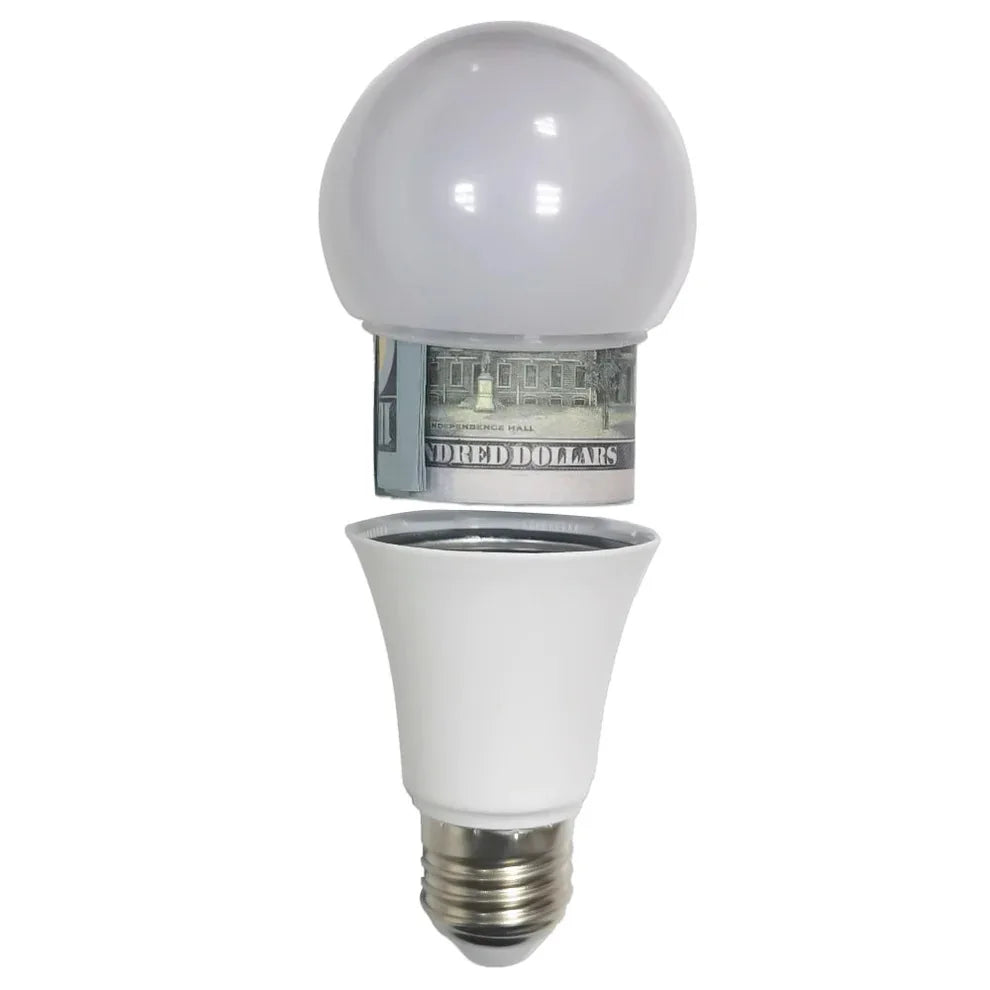 Sight Secret Light Bulb Hidden Storage Compartment Concealment Home Office Diversion Safe Container Hide Cash Ring Necklace Vue