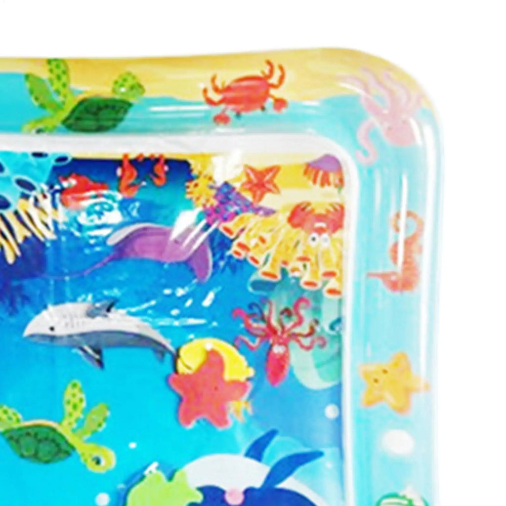61cm PVC Sea-Themed Cat Water Toy, Interactive Summer Pet Play Mat, Cooling Relief for Puppy Small Medium Large, Indoor Outdoor Vue