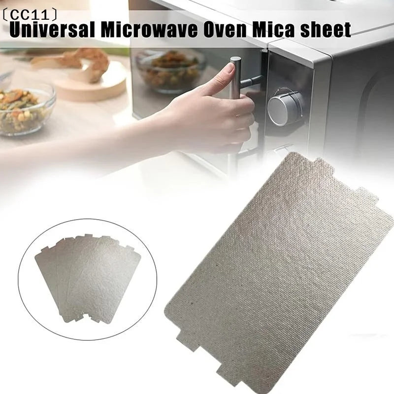 5/10pcs Microwave Oven Mica Sheet Waveguide Cover Plate Universal Cuttable Heat-Resistant For Hair Dryers Toasters Heaters〔CC11〕 Vue