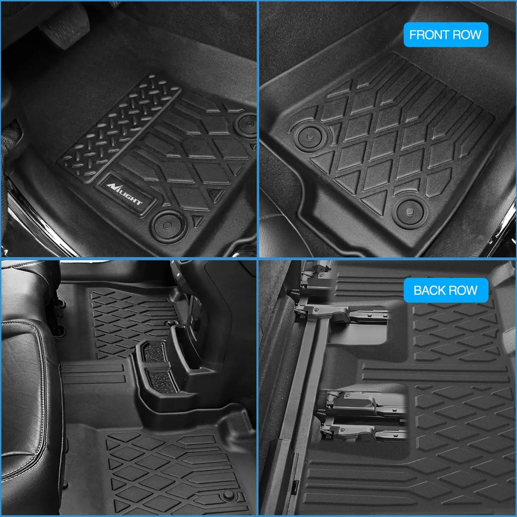 Nilight Floor Mats for Mazda CX-9 CX9 (7 Seat Only) 2016 2017 2018 2019 2020 2021 2022 2023 All Weather Custom Fit Heavy Duty Floor Liners Vue