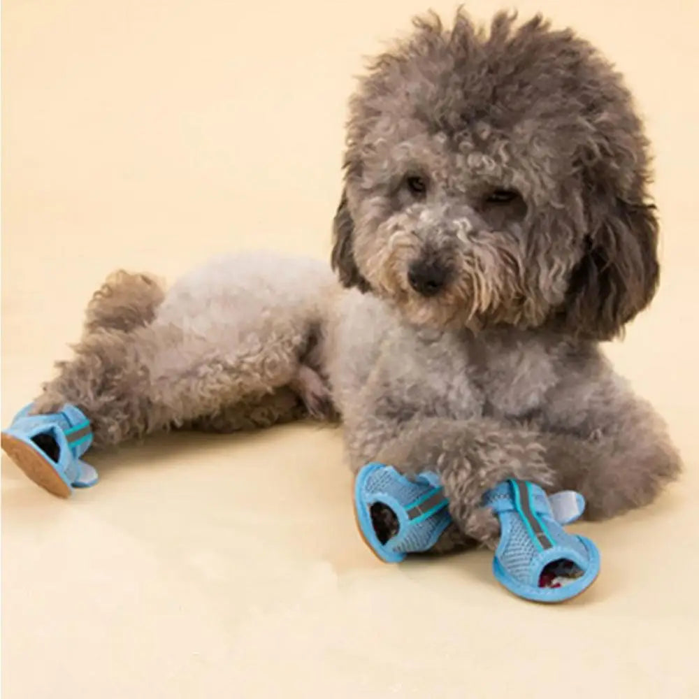Summer Outdoor Dog Shoes Anti-slip Casual Breathable Spring Cute Wear Dog Shoes Puppy Shoes Pet Supplies Dog Sandals Outdoor Vue