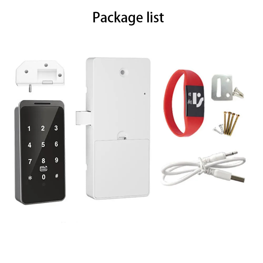 Smart TTLOCK APP Digital Password Fingerprint Lock High Quality Security for Wardrobe Cabinet Box - Easy Access Control Vue