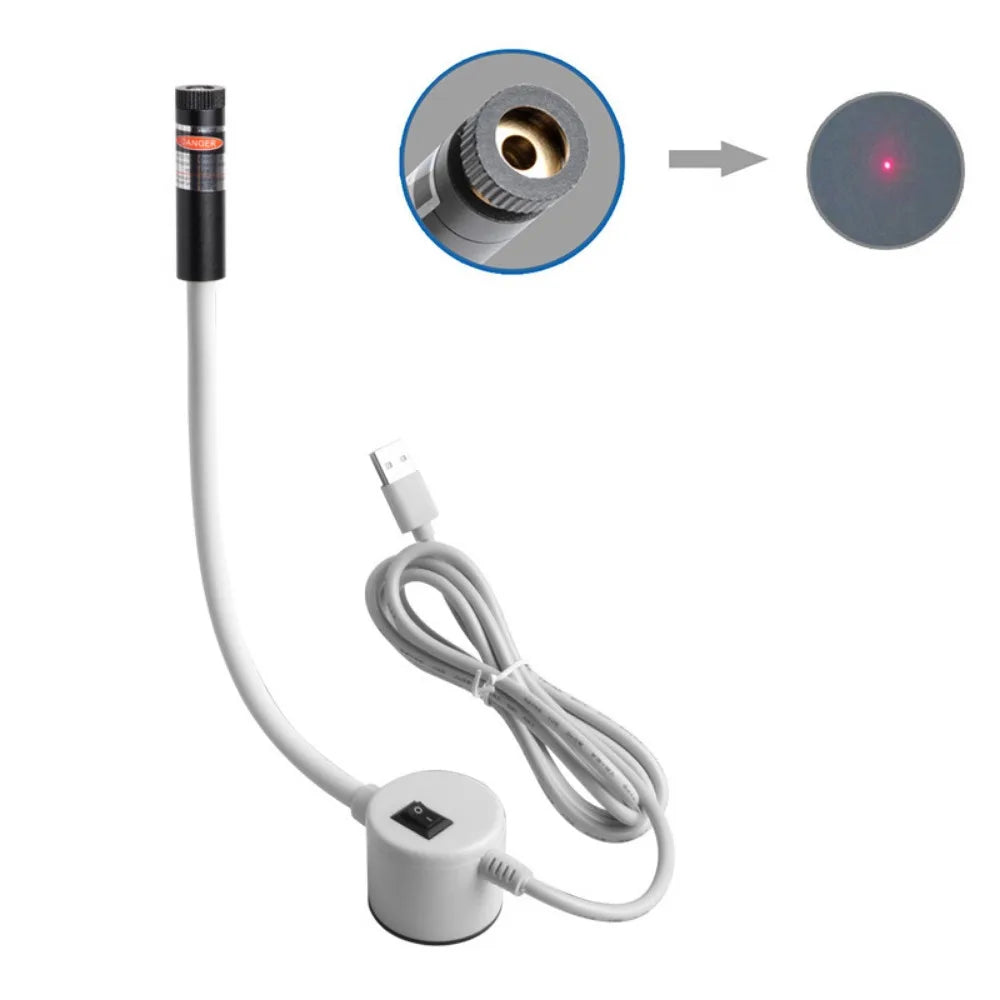 Red Laser Sewing Laser Guide Adjustable Hose 5MW/100MW Sewing Machine Light Magnetic Base Dot Line Cross Head Vue Red Dot 5MW