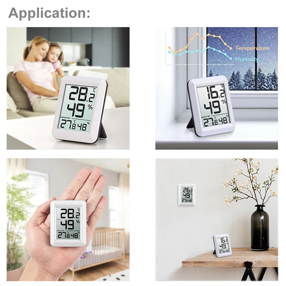 ALLOYSEED Wireless Thermometer & Humidity Monitor – Indoor Outdoor Wireless Thermo-Hygrometer Vue