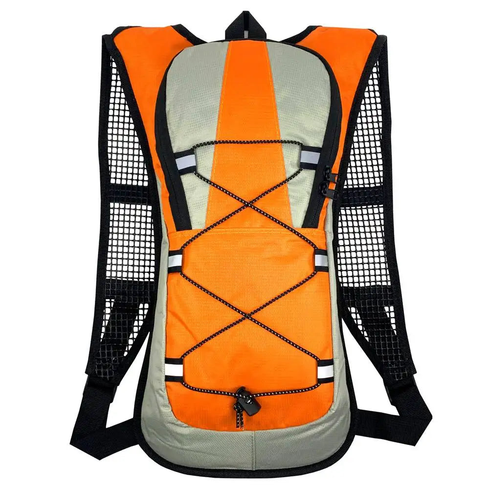 1Pcs Hiking Backpack 5L Waterproof Camping Backpack Lightweight Packable Backpack for Women Men Outdoor Portable Travel Daypack Vue orange