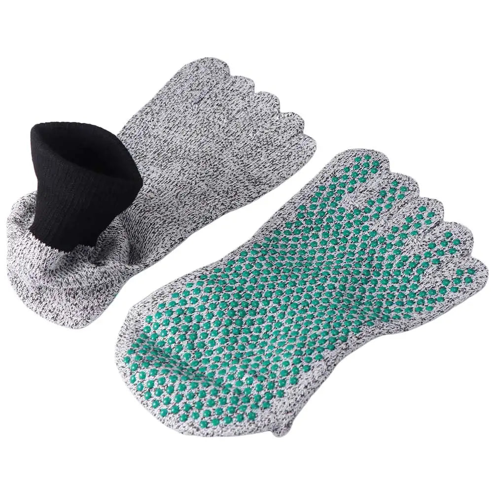 Comfortable Cut Resistant Socks Barefoot Protective Soft Elastic Anti-Cut Socks HPPE Anti-Slip Hiking Running Socks Vue