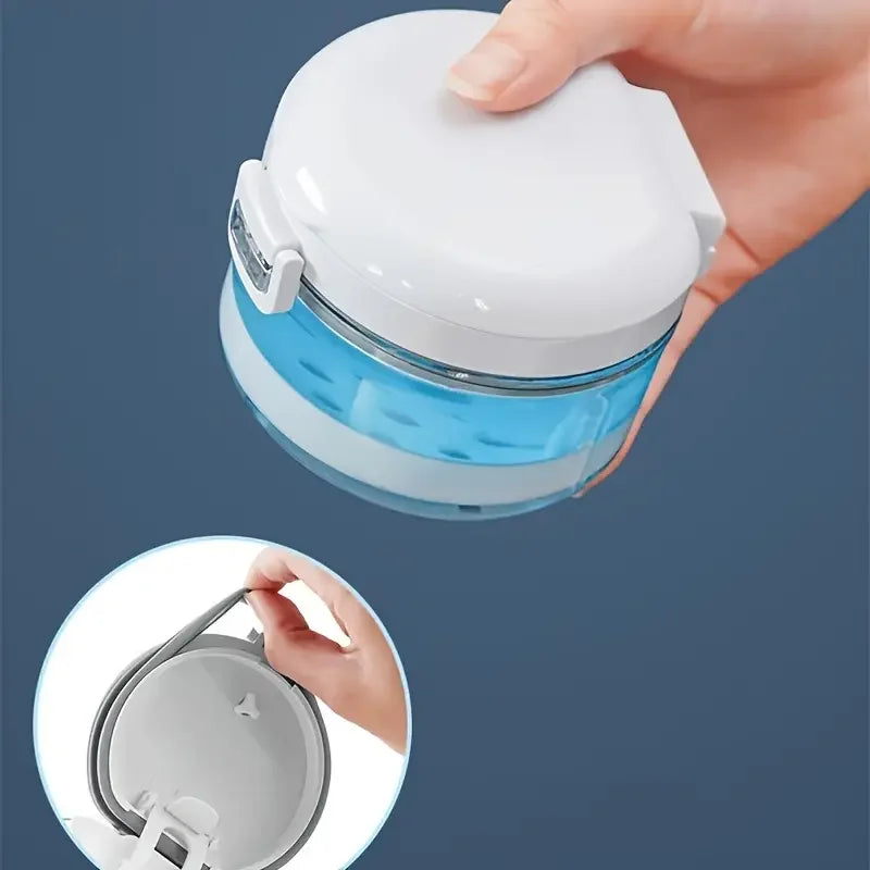 Portable Retainer Case & Denture Storage Box – Clear Aligner Retainer Storage Case Vue
