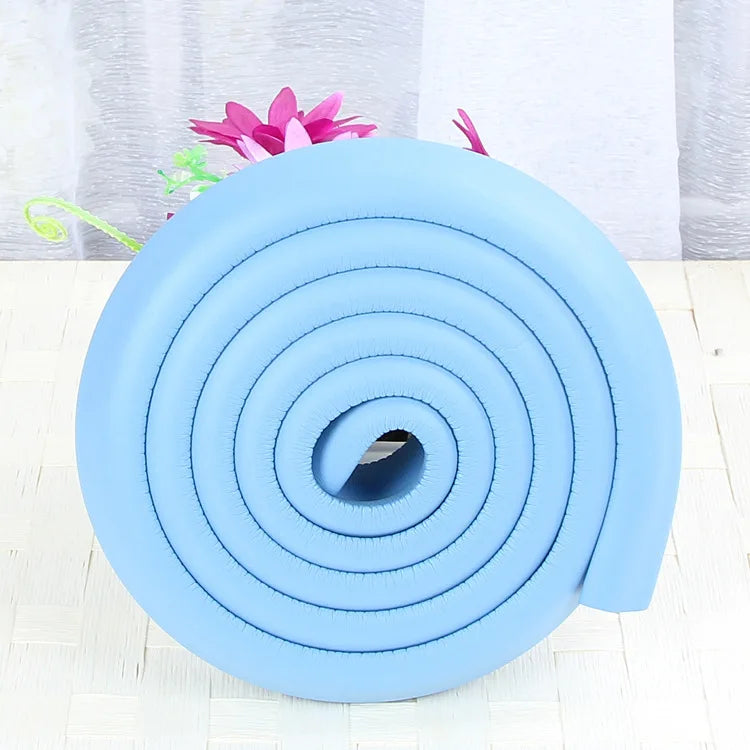 vvocci 2M Protector Edge U Shape Baby Safety Furniture Table Extra Thick Desk Cover Protective Tape Foam Corners Bumper Guard Vue B97 Sky blue