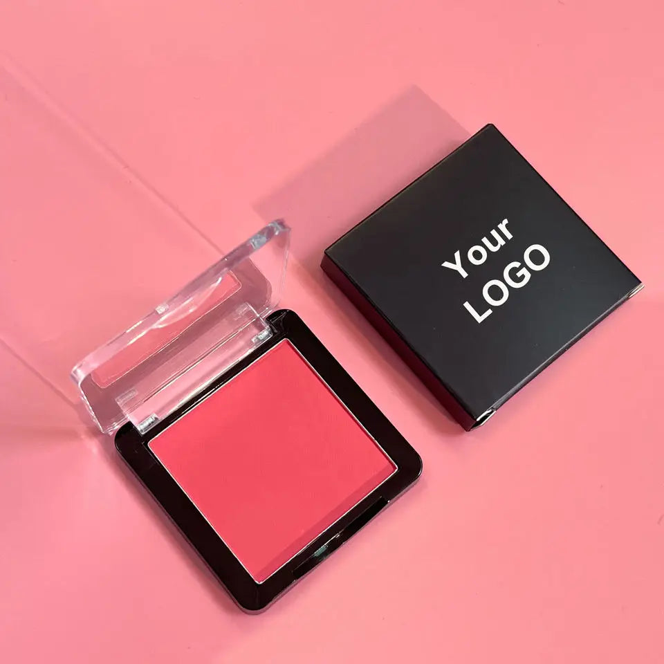 10pcs Pink Blush Palette Private Label Cosmetics Face Makeup Matte Pressed Powder Blusher Wholesale Bulk For Business Vue