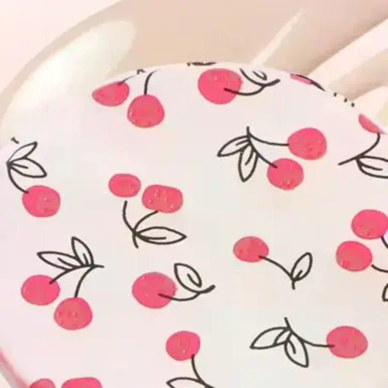 1/2Pcs Cherry Print Silicone Gel Powder Puff Sponge Face Conceale Cosmetics Puff Accessories For Foundation Cream No Powder Vue