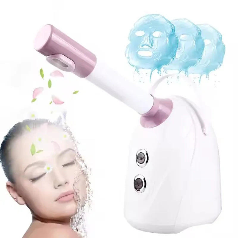 Nano Ionic Facial Steamer – Hot & Cold Mist Vaporizer Facial Steamer Vue