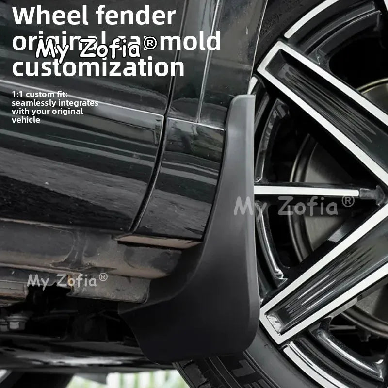 Car Front Rear Wheel Flaps Splash Guards Durable Anti-Scratch Dustproof Fender Protector Accessories For Voyah Courage 2025 2026 Vue