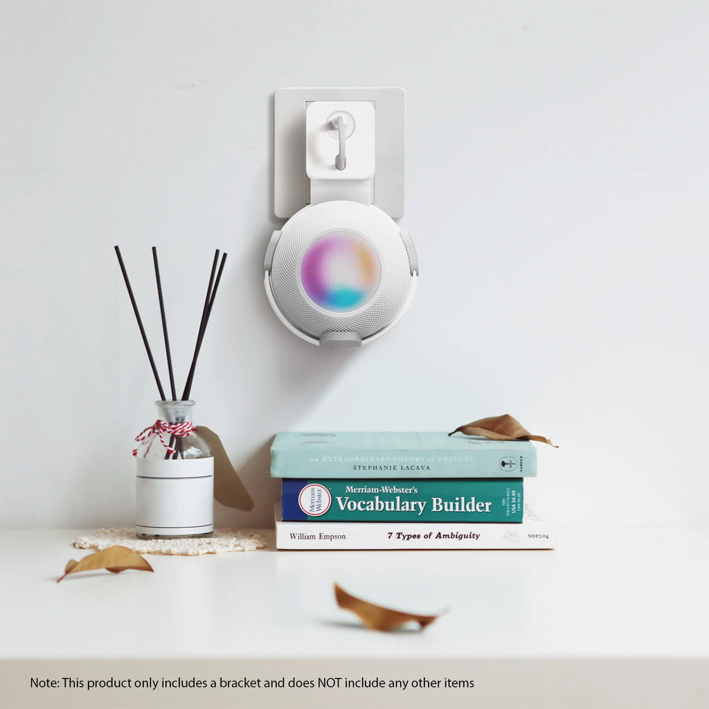 Wall-mounted Smart Speaker Stand Suitable for Home Pod Mini Audio Stand with Power Cord Management Smart Home Audio Accessories Vue