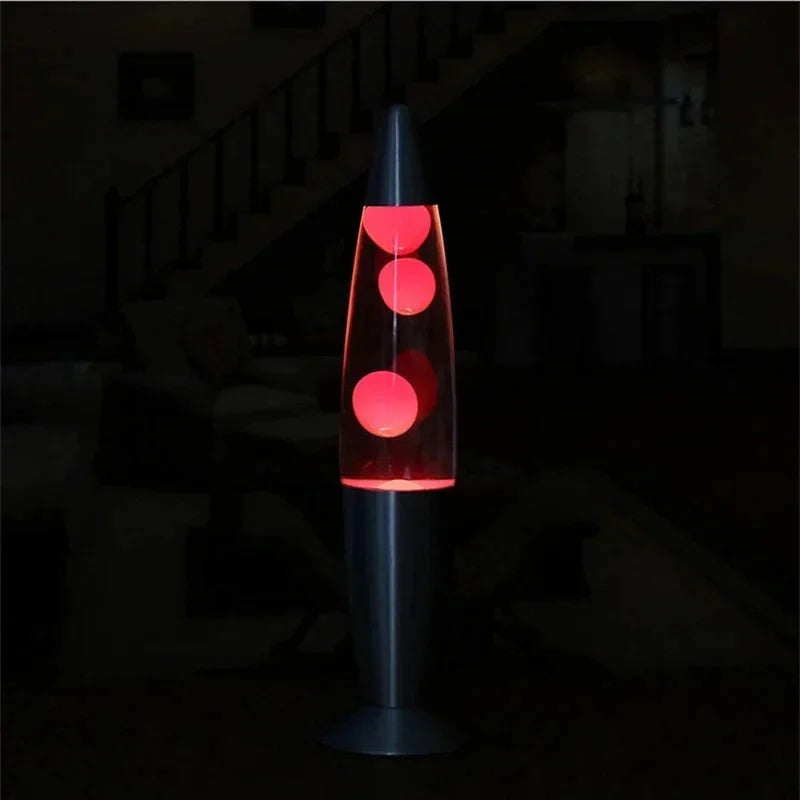 Lava Lamp Metal Base EU Plug Volcano Liquid Mood Light For Bedroom Table Party Centerpiece Home Office Gift For Teens Women Vue