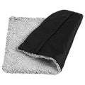 ABKW-Deluxe Plush Dog Crate Bed Washable Dog Bed Anti-Slip Sleeping Mat Cozy Kennel Mattress For Dogs For Cats Vue As Shown