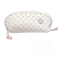 Polka Dot Pencil Case Shell Shape Multi-functional Stationery Storage Bag Large-capacity Pen Bag Students Gift Storage Bag Vue BD695-White
