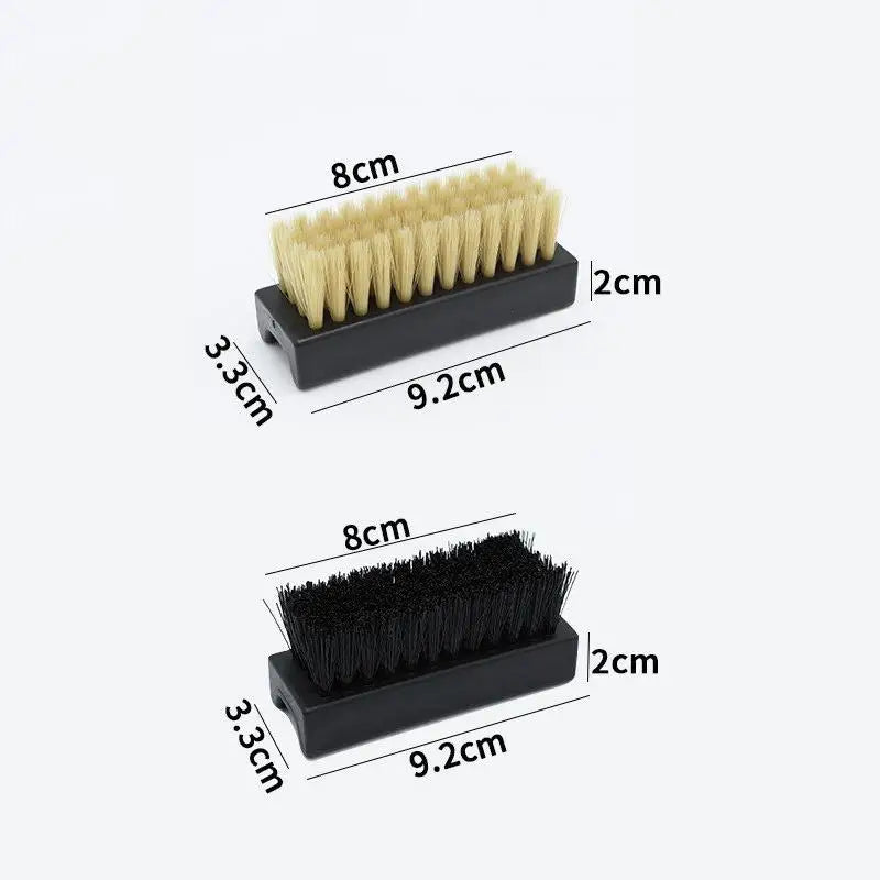 Effective Nylon Shoe Brush With Soft To Hard Bristles For Different Cleaning Needs On Sports Or Leather Footwear Vue