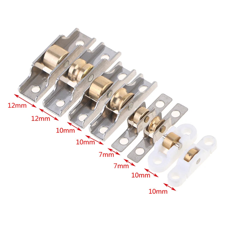 Stainless Steel Window Pulley Sliding Door Roller Runner Wheel Track